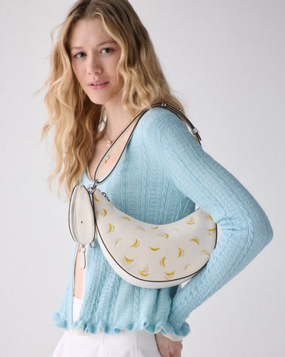 KateSpade Duo Banana Crossbody Bag Cream Multi