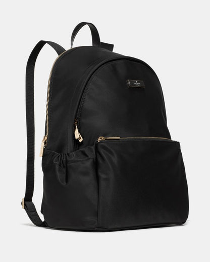 KateSpade Carter Nylon Large Dome Backpack Black