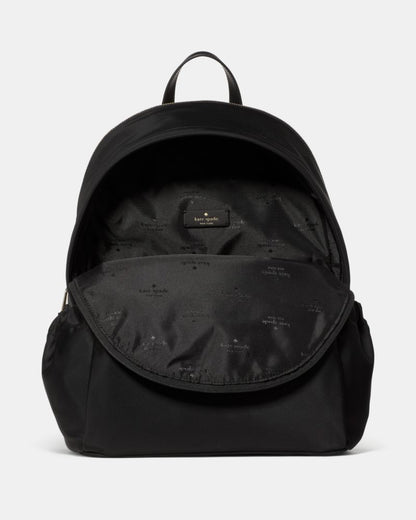 KateSpade Carter Nylon Large Dome Backpack Black