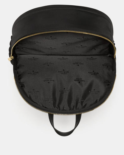 KateSpade Carter Nylon Large Dome Backpack Black