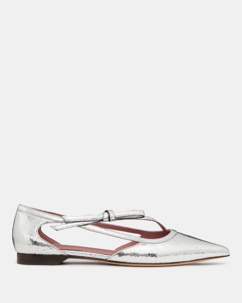 Katespade Loop Flat Silver