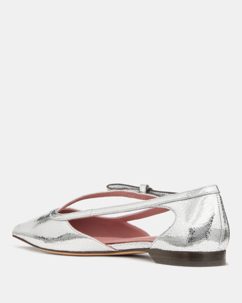 Katespade Loop Flat Silver