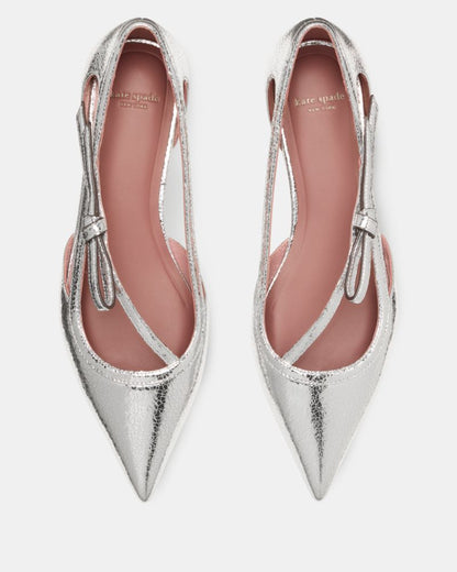 Katespade Loop Flat Silver