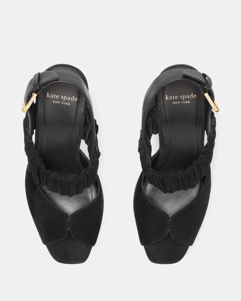 Katespade Sylvie Platform Sandal Black