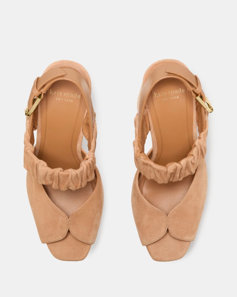 Katespade Sylvie Platform Sandal Bungalow Brown