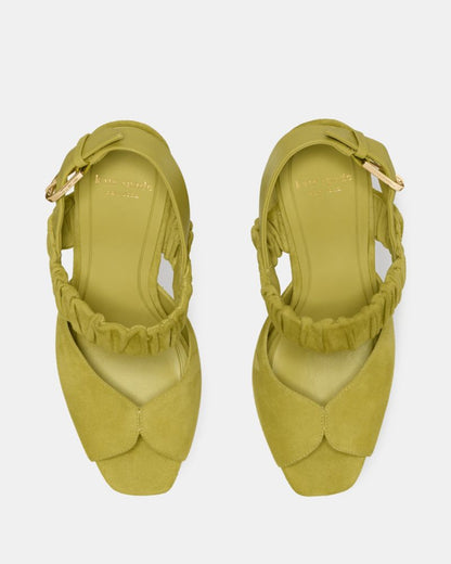 Katespade Sylvie Platform Sandal Light Laurel Leaf