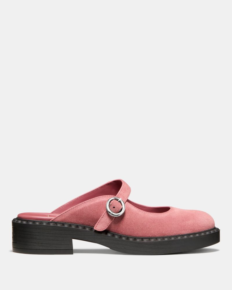 Katespade Halo Mary Jane Mule Flat Pomegranate