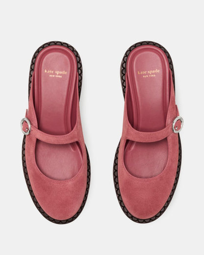 Katespade Halo Mary Jane Mule Flat Pomegranate