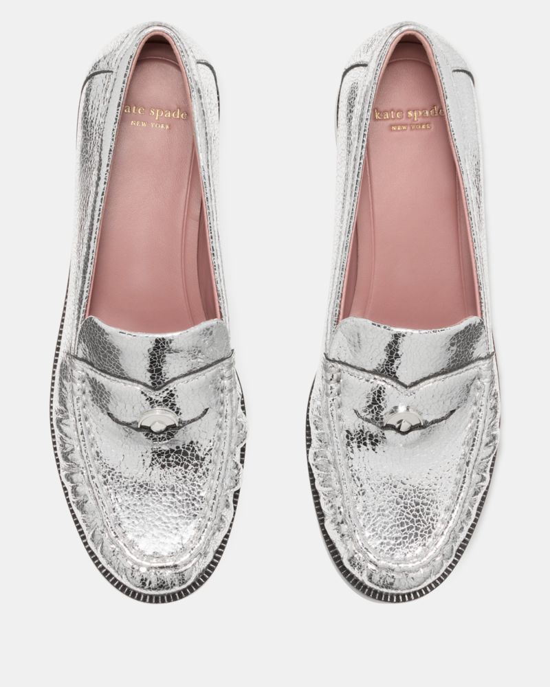 Katespade Penni Loafer Silver
