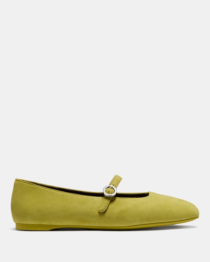 Katespade Halo Mary Jane Flat Light Laurel Leaf