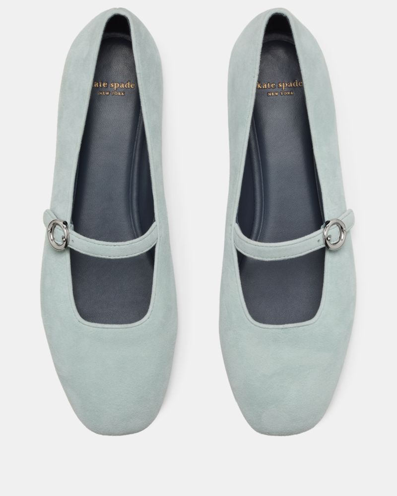 Katespade Halo Mary Jane Flat Lake Mist