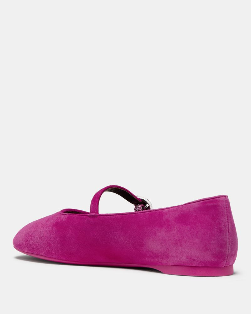 Katespade Halo Mary Jane Flat Beet