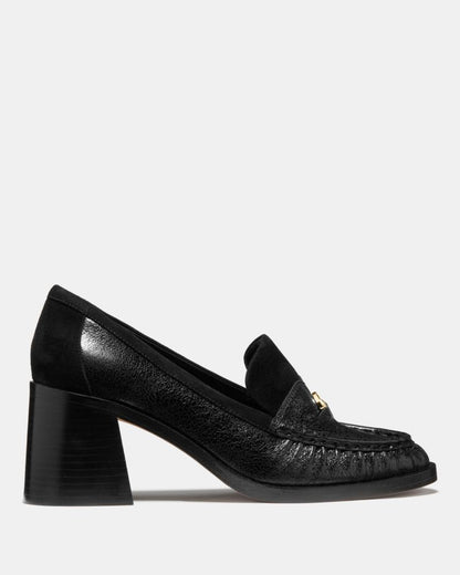 Katespade Penni Heeled Loafer Black