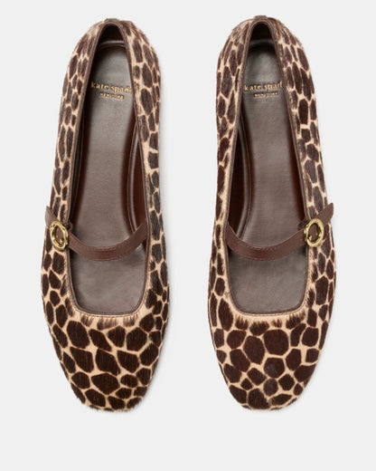 Katespade Halo Mary Jane Flat Hot Fudge Multi