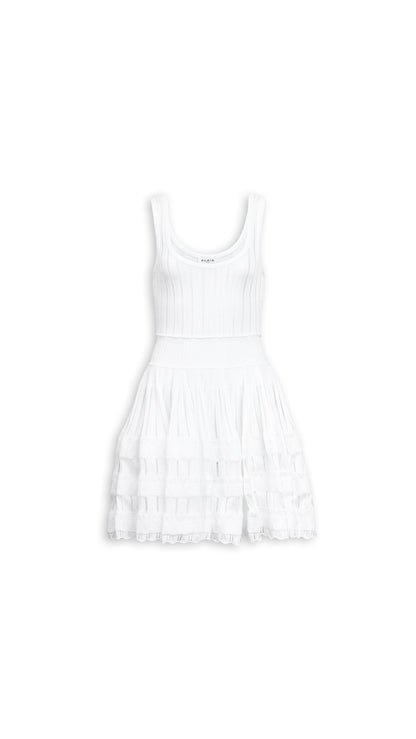 Alaïa Shiny Crinoline Dress