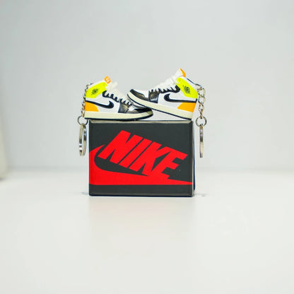 3D Sneaker Keychain With Box | Jordan keychain with box | Kicks Machine
