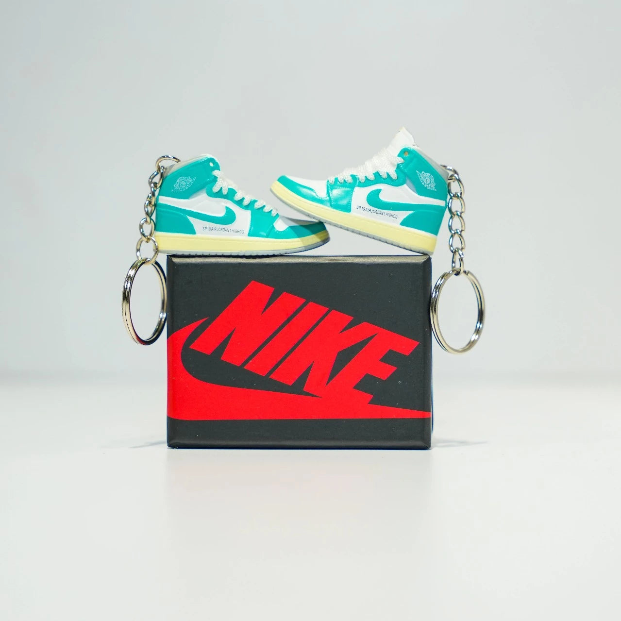 3D Sneaker Keychain With Box | Jordan keychain with box | Kicks Machine