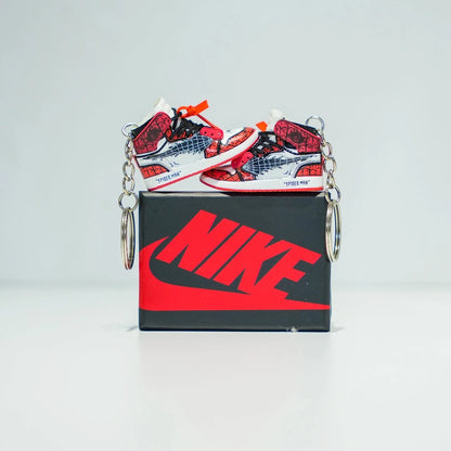 3D Sneaker Keychain With Box | Jordan keychain with box | Kicks Machine