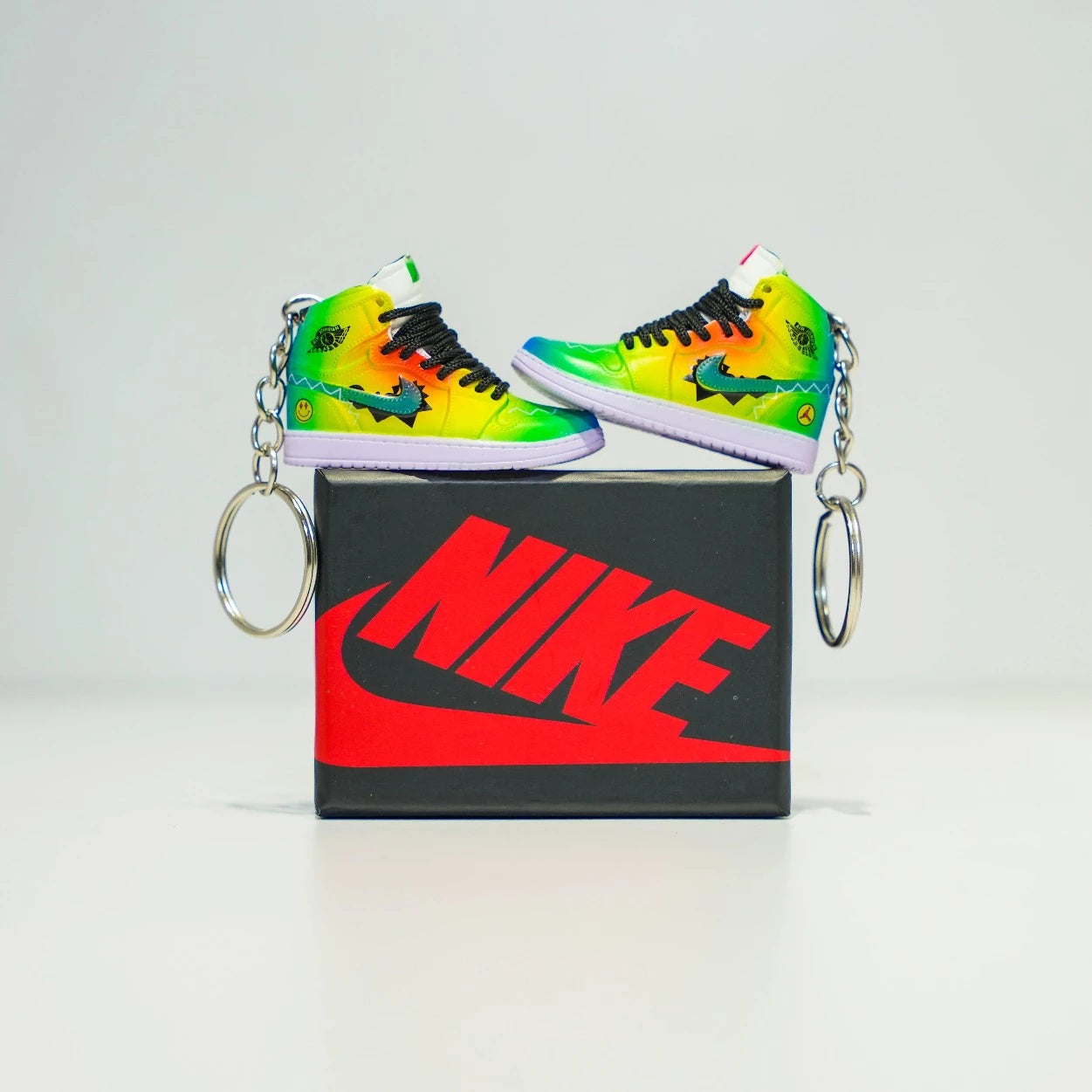 3D Sneaker Keychain With Box - AJ1 J Balvin