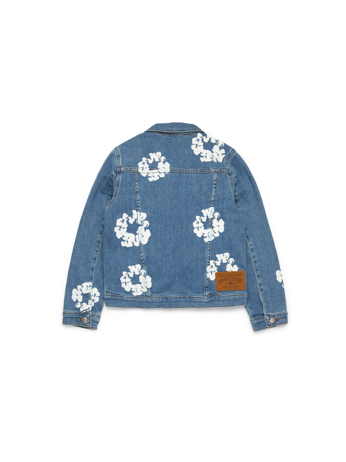 Denim Tears Kids Cotton Wreath Denim Jacket Light Indigo