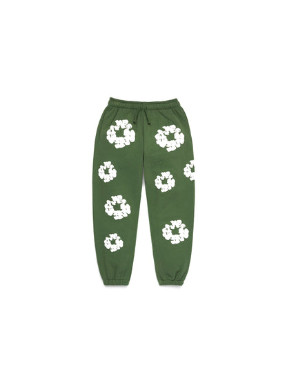 Denim Tears Kids Cotton Wreath Sweatpants Green
