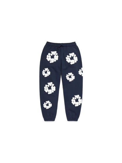 Denim Tears Kids Cotton Wreath Sweatpants Navy
