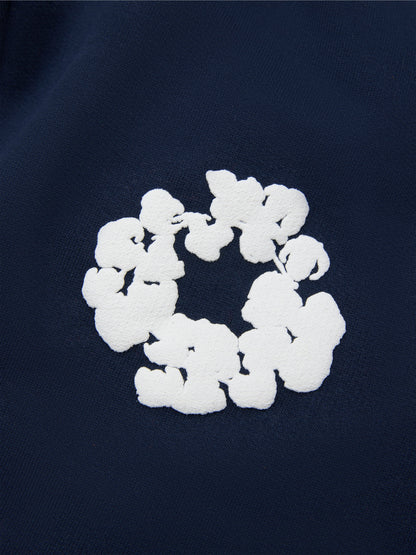 Denim Tears Kids Cotton Wreath Sweatpants Navy