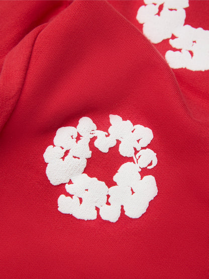 Denim Tears Kids Cotton Wreath Sweatpants Red