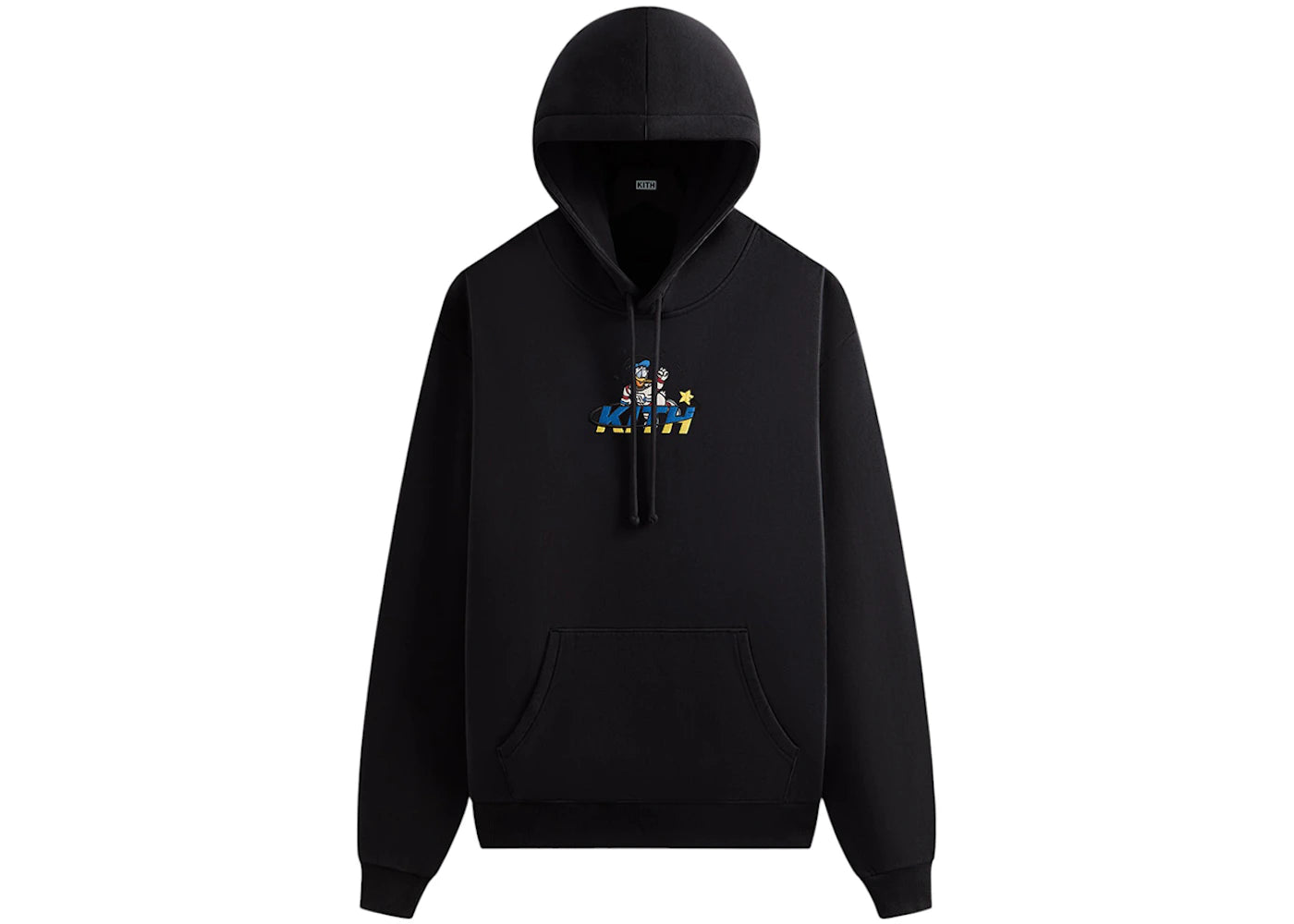 kith disney donald duck astronaut nelson hoodie black