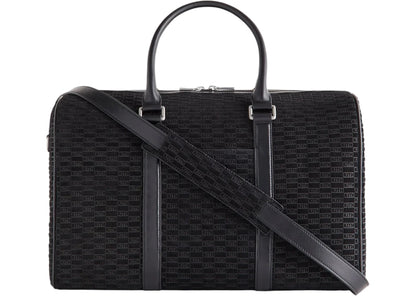 Kith Monogram Suede Traveler K40 Bag Black