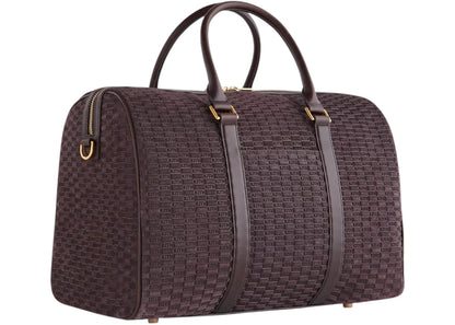 Kith Monogram Suede Traveler K40 Bag Incognito