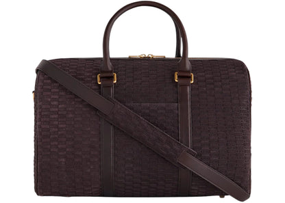 Kith Monogram Suede Traveler K40 Bag Incognito