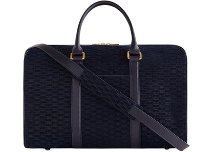 Kith Monogram Suede Traveler K40 Bag Ink