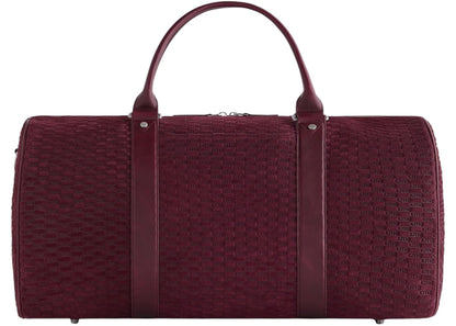 Kith Monogram Suede Traveler K55 Bag Magma
