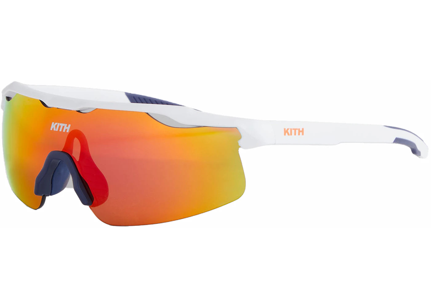 Kith Racer Sunglasses White