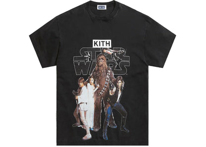 kith x star wars classic vintage tee black