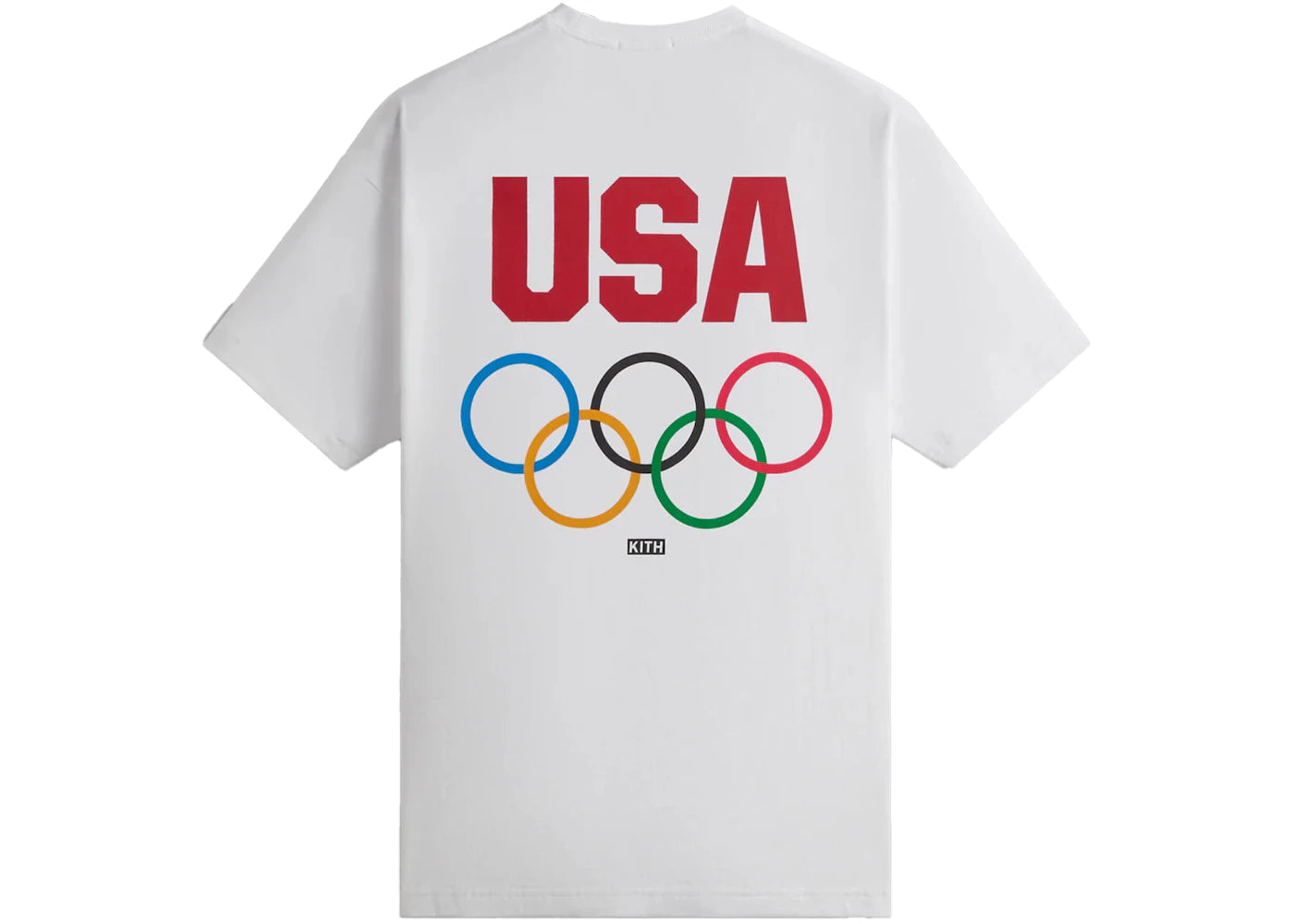 kith team usa olympics 2024 t-shirt white