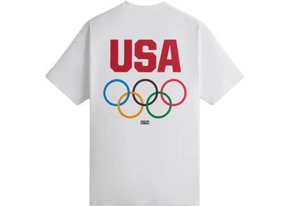 kith team usa olympics 2024 t-shirt white