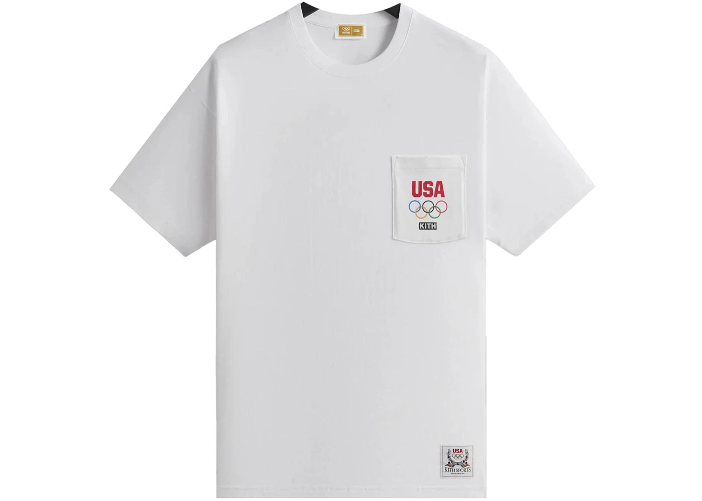 kith team usa olympics 2024 t-shirt white