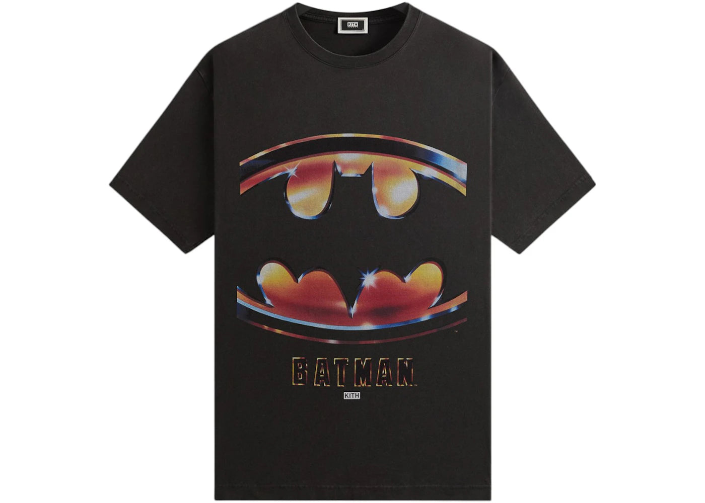 kith x batman 1989 vintage tee black