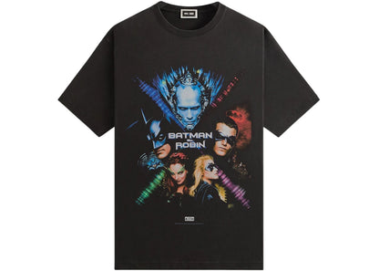 kith x batman and robin vintage tee black