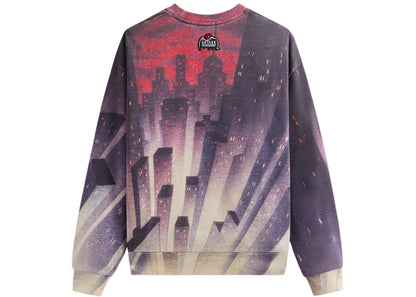 kith x batman animated city vintage nelson crewneck allure