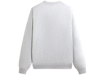 kith x batman bats vintage nelson crewneck light heather grey