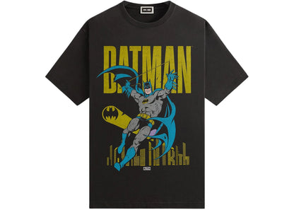 kith x batman classic vintage tee black