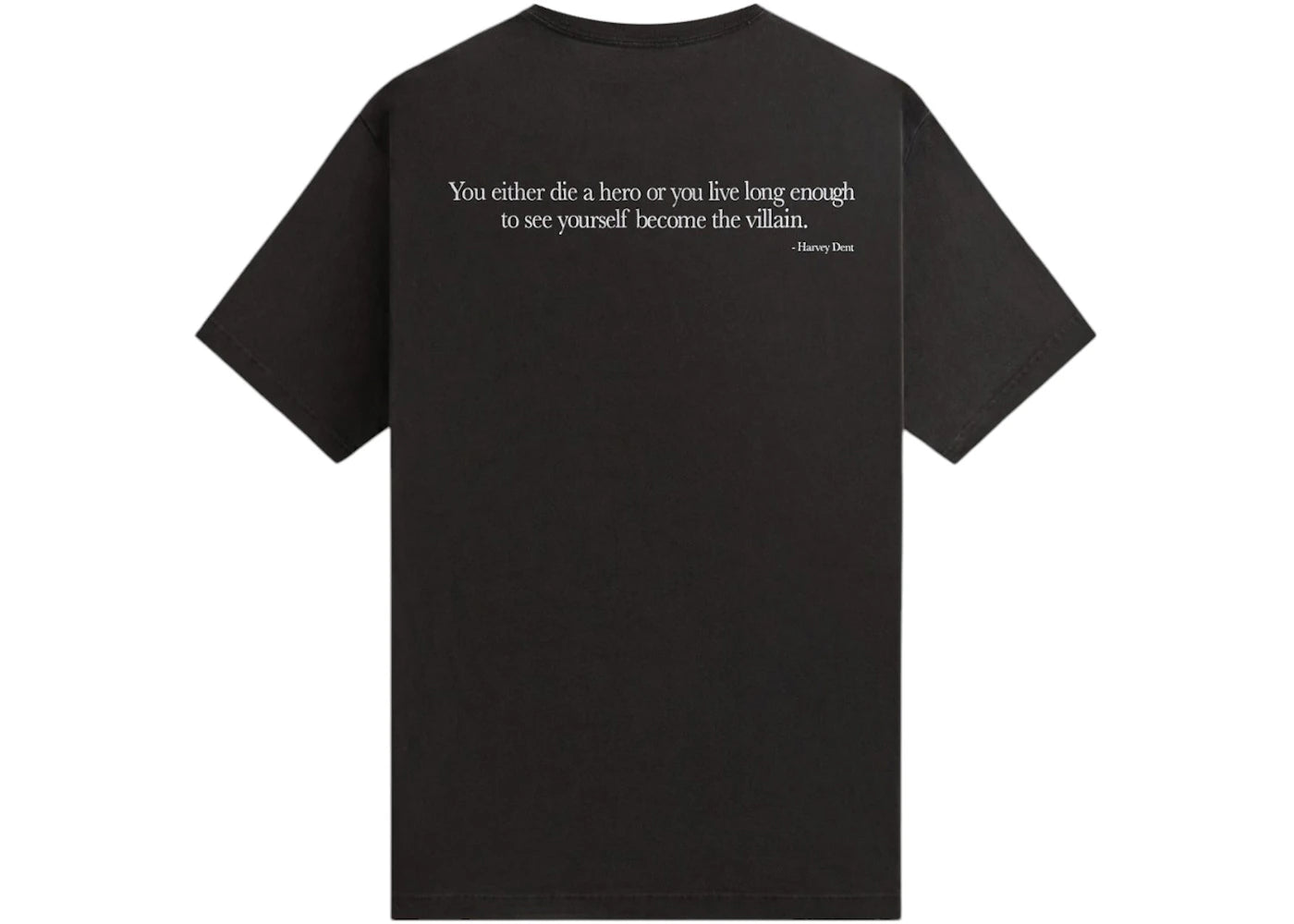 kith x batman coin vintage tee black