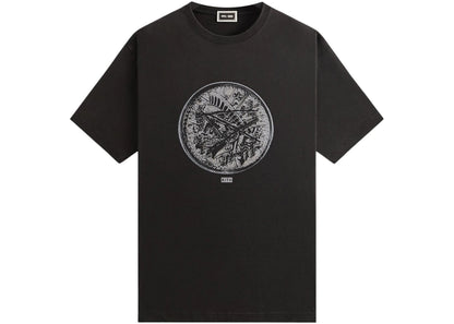 kith x batman coin vintage tee black