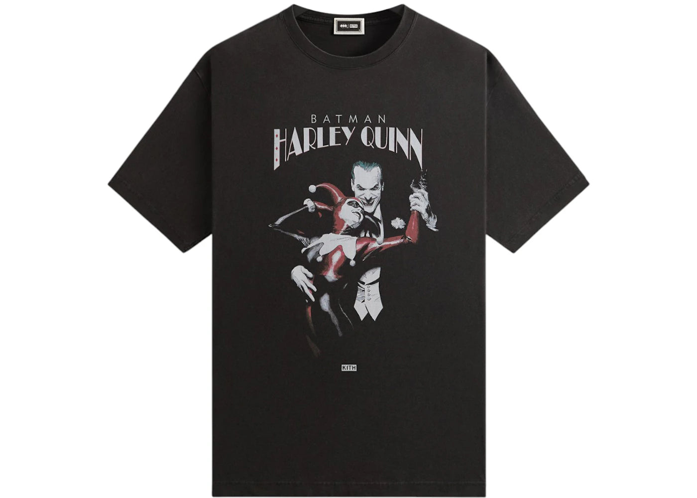 kith x batman harley quinn vintage tee black