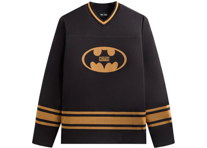 kith x batman long sleeve malik jersey black
