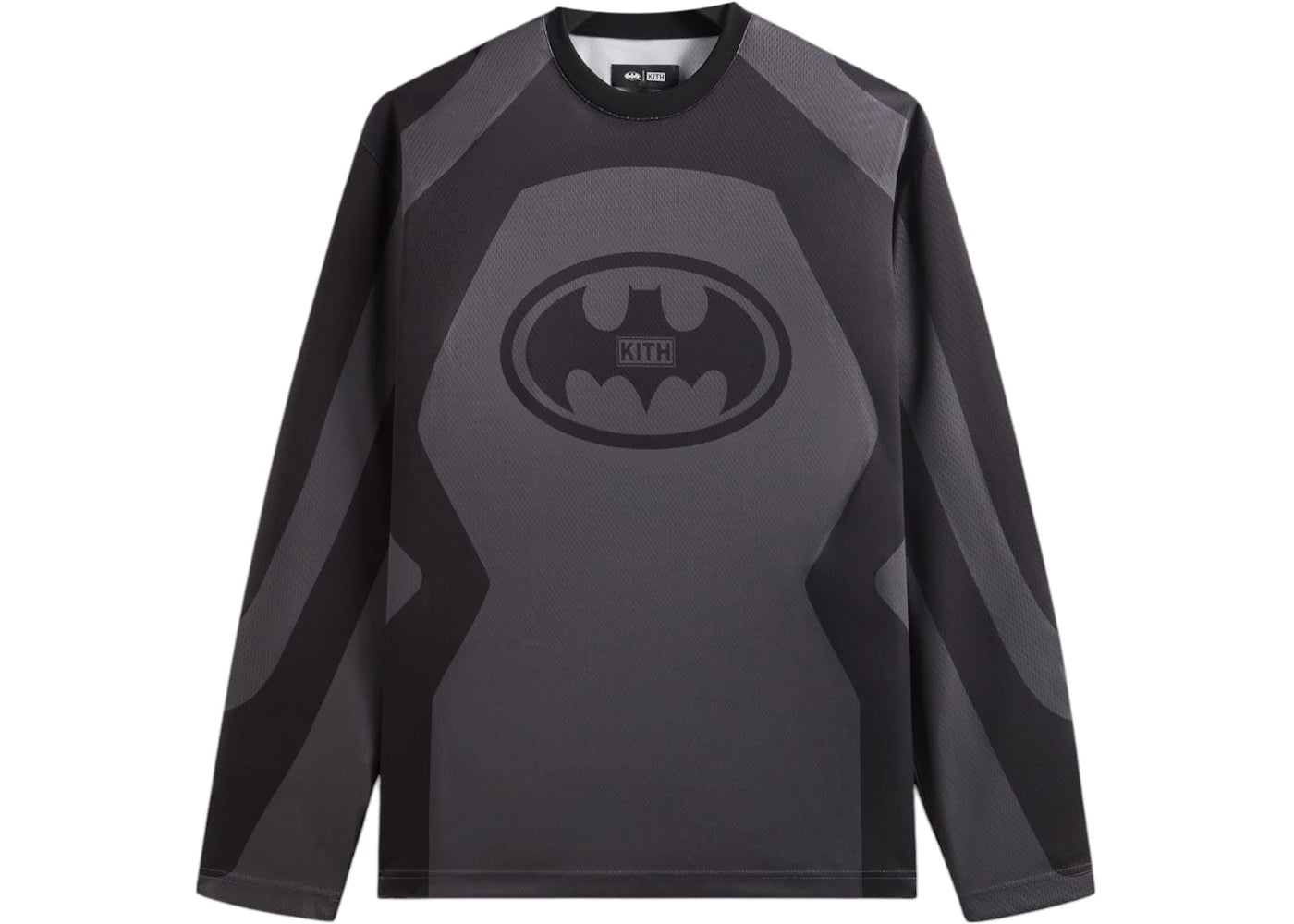 kith x batman long sleeve otto tee carbon