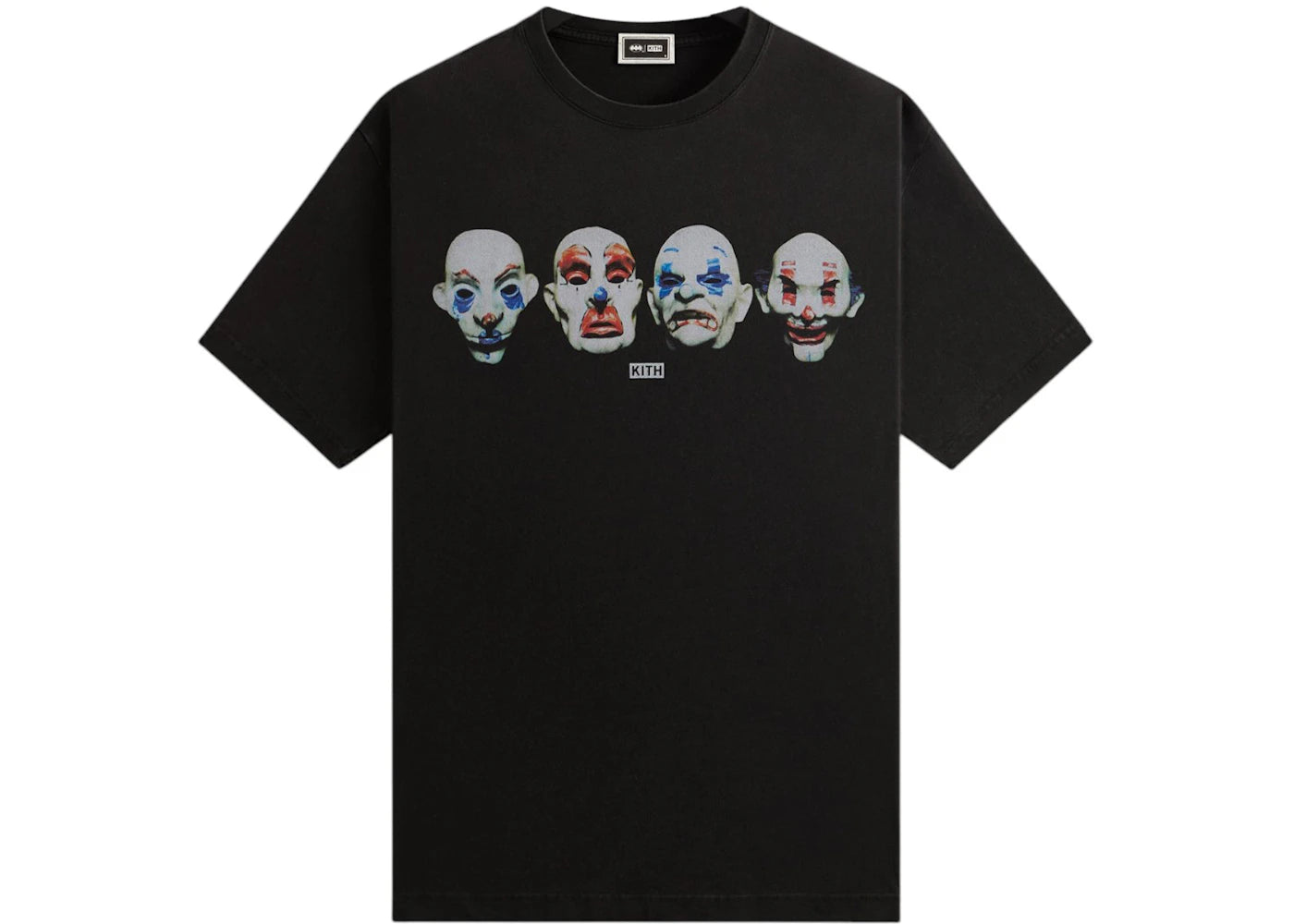 kith x batman thugs vintage tee black